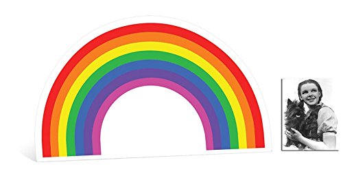 Fan Pack - Over the Rainbow Cardboard cutout - Plus 20x25cm Photo