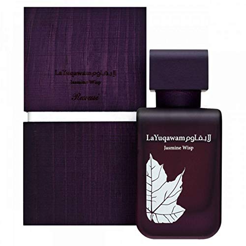 La Yuqawam Jasmine Wisp Edp (Eau De Parfum) For Women 75 Ml (2.5 Oz) | Floral Vanilla Scent With Hints Of Citrus | Signature Arabian Perfumery | By Rasasi Perfumes #TOP1