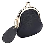 Portefeuille en cuir de 4.06 x 3.62,4.06 x 3.62 x 1.06cm :Le paquet contient un portefeuille à fermoir baiser d’environ 10.3 x 9.2 x 2.7cm ({3} cm)., qui peut contenir de l'argent liquide, cartes de crédit, pièces, et autres petits objets