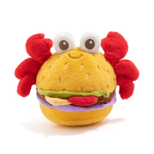 TLEYANKELE Amuseables Burger Stuffed Toy, 6.7 inches, Food Plush, Lively and Cute that is Perfect for Companionship or Gift-Giving - a Classic Children's Gift or Used as Decorative Ornaments