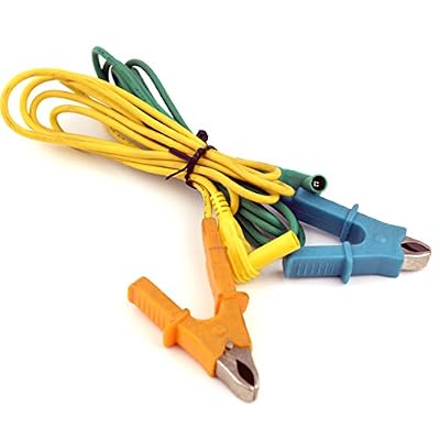 C3102 Industrial Heavy-Duty 1000V/10A Test Lead Set, Test Probe (Yellow+Blue)