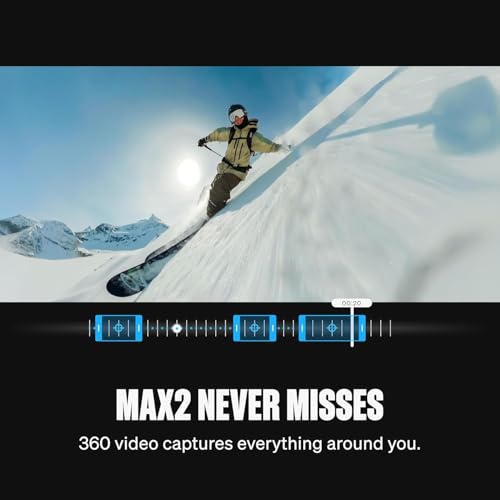 Image of GoPro MAX2 360 Accessory Bundle-Includes True 8K 360 Waterproof Action Camera, 4ft Extension Pole(Invisible Selfie Stick Effect), 2 Enduro Batteries, 64GB SanDisk microSD Card, Easy Quick App Editing