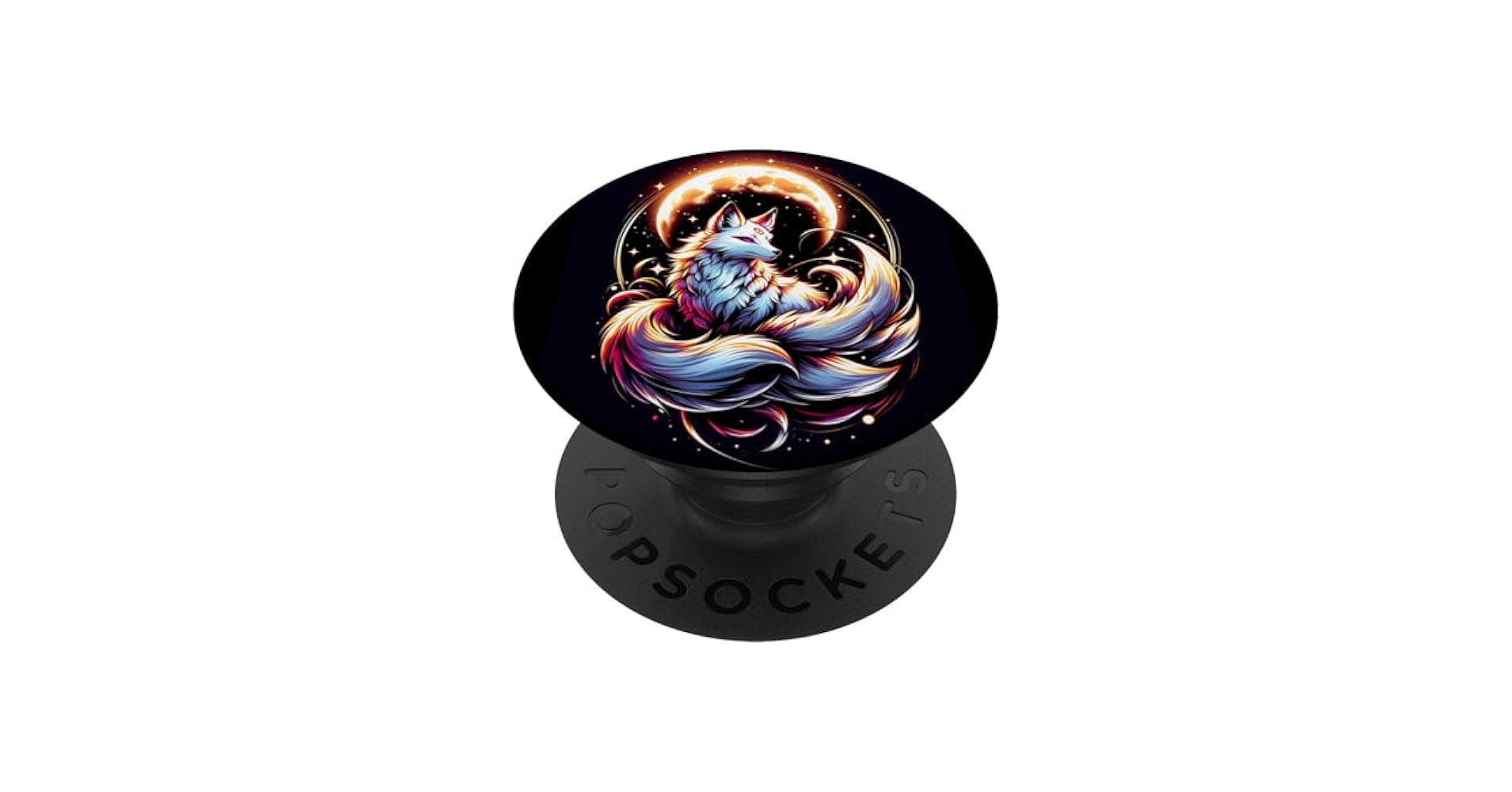 Amazon.com: Japanese Kitsune Fox Nine Tailed Fox With Moon