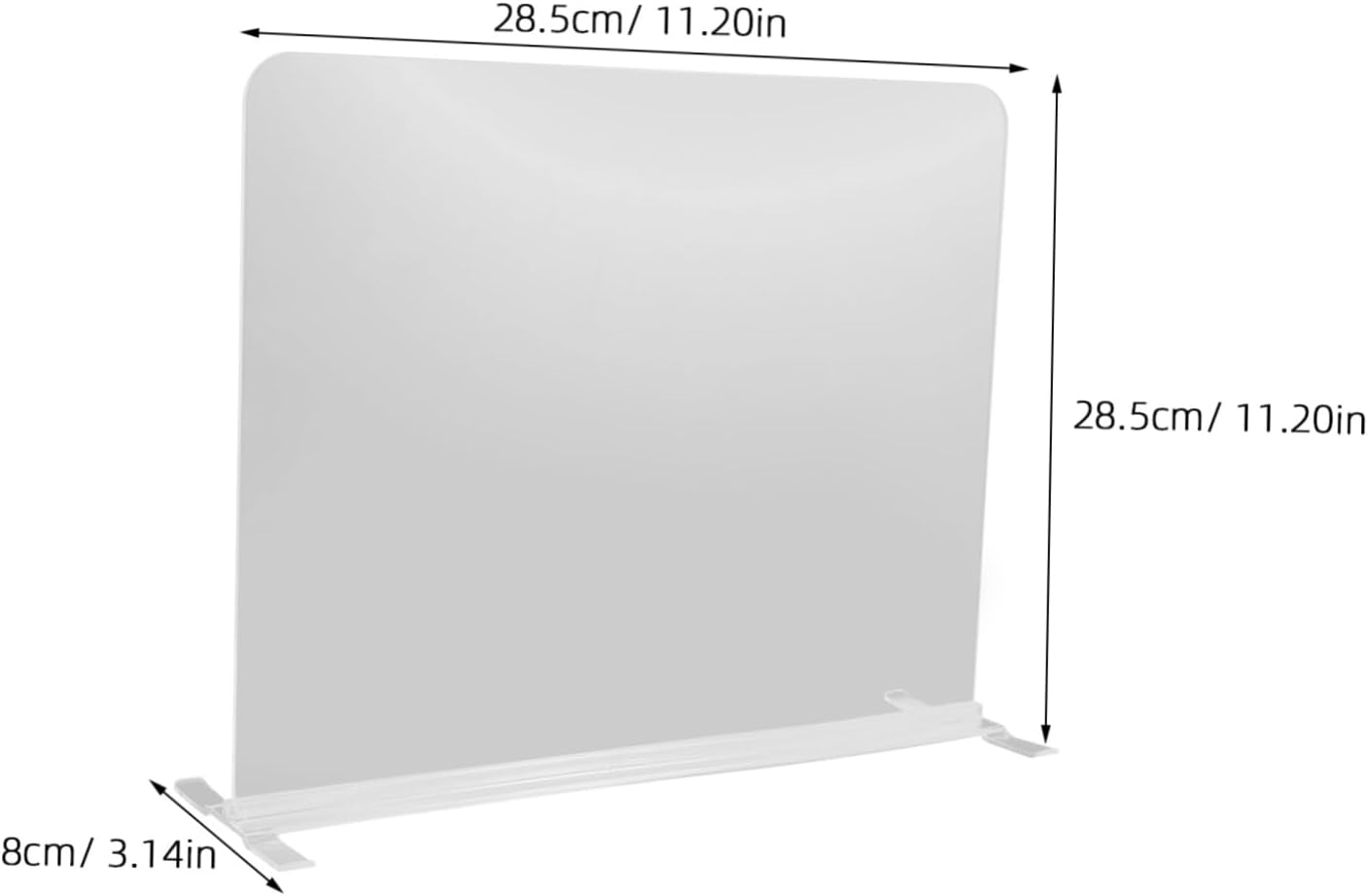 2pcs Acrylic Closet Divider Versatile Storage Organizer Robust Shelves for Wardrobe Shoe Rack and Cabinet