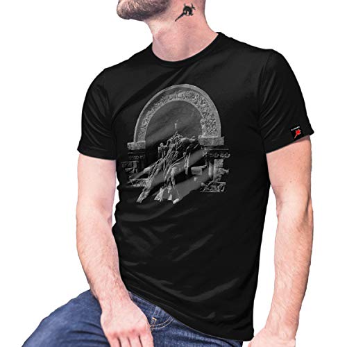 T-shirt Kaiser Barbarossa Noir L : Vêtement décontracté col rond