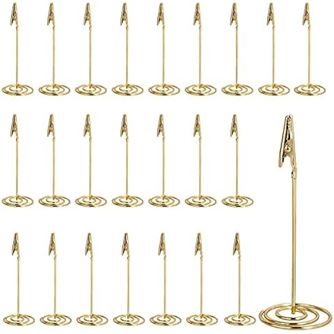 24 Pcs Gold Place Card Holders Cover