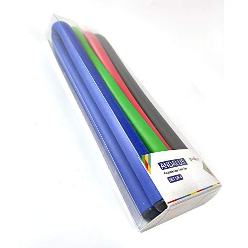 Andalus Twist Rubber Ties, 17-Inch Reusable Twist Ties in Assorted Colors - Holds Up to 110 Pounds (12 Pack) by Andalus Brands - Image 8