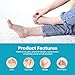Povihome Toe Sleeves, Toe Protectors, 12 Pack Toe Tube Pads for Hammer Toe,Stubbed Toe,Corns, Calluses Protect (3 Different Sizes, White)