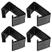 AMUSLESUR Rattanmöbelclips Verstellbar 4 Stück 72mm Innenloch Befestigungsklammern für Outdoor Couches und Gartenmöbel Sofa Verbindungselemente für Balkon und Terrasse