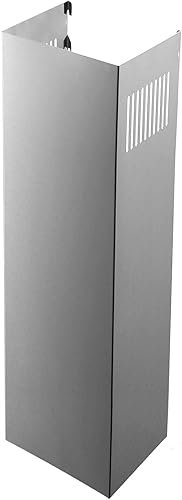 Extensión de chimenea de acero inoxidable para campana extractora SNDOAS Serie GD24, 31.5 pulgadas, estilo montado en la pared (plateado)