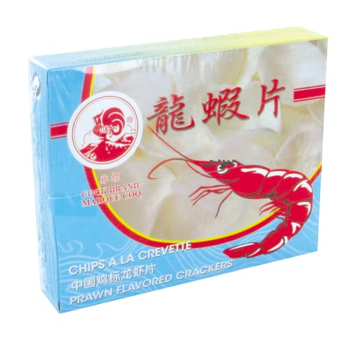 COQ Chips de camarón / Buñuelos de gambas para freír 200 g (formato económico) Bo Time – Marca COQ (1 caja)