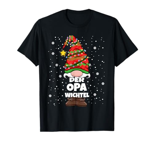 Opa Wichtel Weihnachten Herren Wichtel Großvater T-Shirt