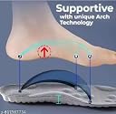 Purabelle Steppers Cloud Insoles for Men & Women – 2 Pairs Soft Memory Foam Shoe Inserts, Breathable Cushioned Soles for Running, Long Standing, Plantar Fasciitis Relief (US 4-8.5, Gray) gallery image