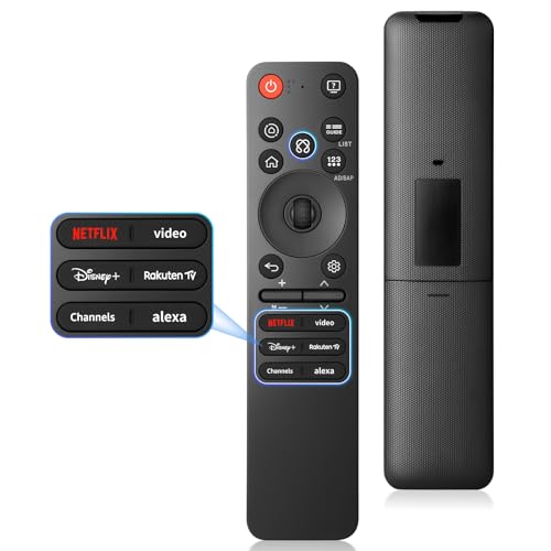 Pilot MR25GA dla LG Magic Remote, Pilot do Smart TV LG z Funkcją AI, Wskaźnikiem i Sterowaniem Głosowym Alexa