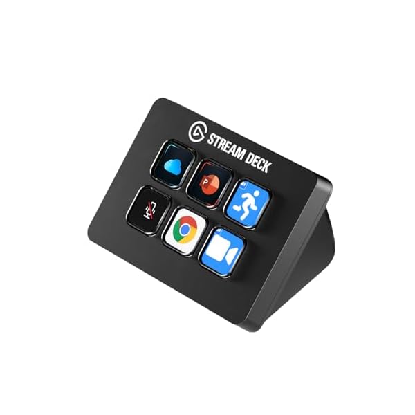 Elgato Stream Deck Mini – Control Zoom, Teams, PowerPoint, MS Office and More, Boost Productivity with Seamless Integration for Daily Apps, Set Up Shortcuts Easily, Compatible with Mac and PC