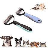 🐶【Einfach zu bedienen】Unsere Katzen Bürste hat ein rutschfestes, ergonomisches Design, mit dem Sie zu Hause professionelle Ergebnisse erzielen können, ohne Ihr Handgelenk zu belasten. Fühlen Sie sich großartig, wenn Sie Ihr Haustier pflegen, erhalten Sie einen schnellen Pfleger und mehr Zeit, um mit Ihrer Katze oder Ihrem Hund zu spielen.