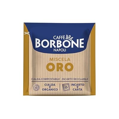 Caffe Borbone Espresso Pods, Miscela Oro Gold Blend, Dark Roast ESE Pods - 150 Count