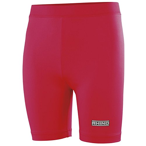 Short de sport enfant rouge Rhino Junior pour les cours de PE à l'école