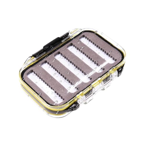Tackle Box - 4.13x2.95x1.18 Inches Expandable Double-Sided Storage,Fly Fishing Box With Compartments | For River Lake Stream Boa