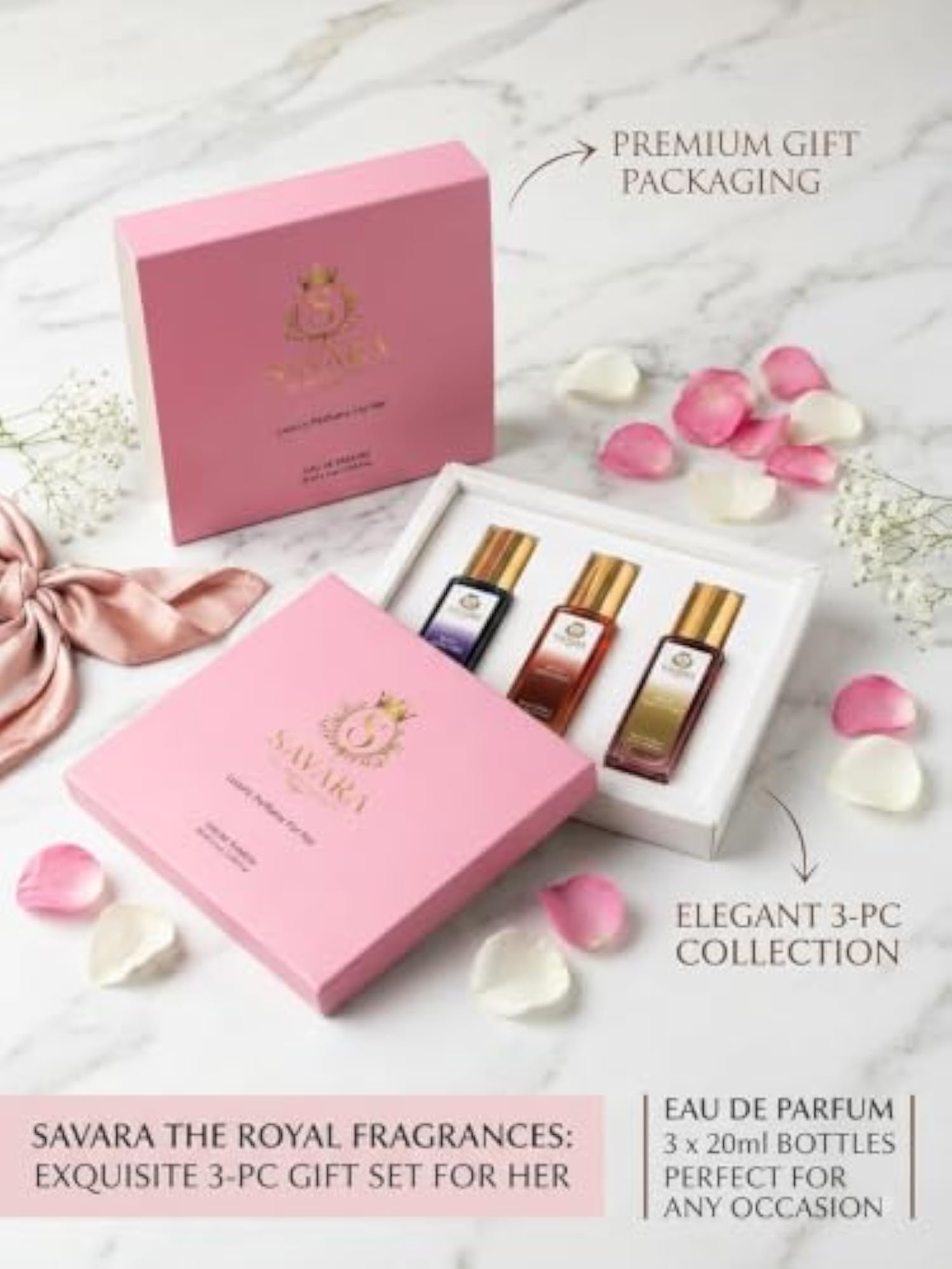 Eau de Parfum for Women, 20 ml x 3 Gift Set