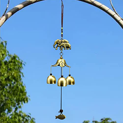 Virekm Wind Chimes For Outside, Metal Elephant Windchimes Deep Tone For Patio Decoration & Zen Atmosphere, Garden Decor.memorial Wind Chimes Great A Gift For Mom Women Grandma #TOP7