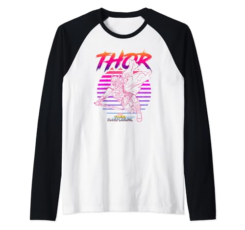 T-shirt de baseball Thor Ragnarok vêtement vintage pour passionné Marvel