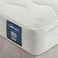 Silentnight Miracoil Cushion Top Mattress, Zoned Support, Med-Firm, Double