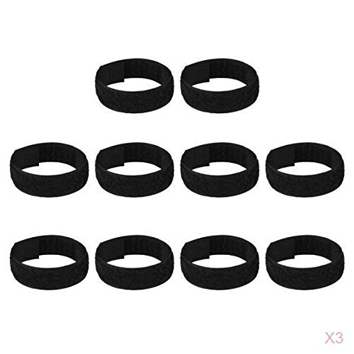 joyMerit 15/ Set Anti Crow Rooster Collar No Crow Noise Neck Belt (Black)