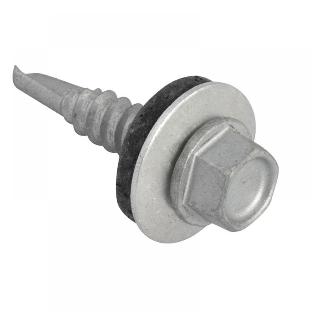 Forgefix FORTFHL5525 TechFast Hex Head Roofing Screw Self Drill Light Section 5.5x25mm Multi-Coloured