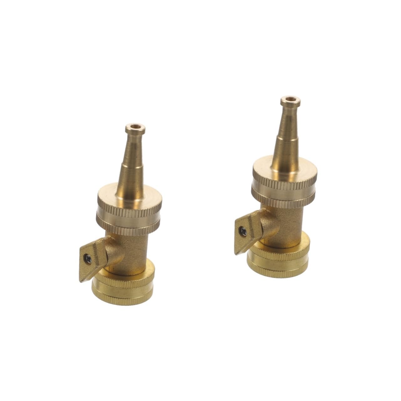 BESPORTBLE 2 Ensembles tuyau d' arrosage extensible arrosage tuyau d'arrosage tuyau d’arrosage garden hose vannes d'eau Buse vannes filetées coupleur de raccord de tube laiton Golden