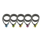 On-Guard Unisex – Erwachsene Onguard Neon Fahrradschloss, grau, 1size