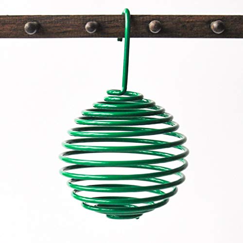 Bola de malha Cabilock alimentador de beija-flor em forma de bola de metal à prova de ferrugem leve