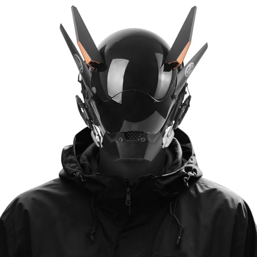 Punk Maske für Männer, Futuristische Techwear-Halbmaske, Sci-Fi...