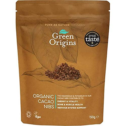 Green Origins Organic Cacao Nibs (Raw) 150g x 1
