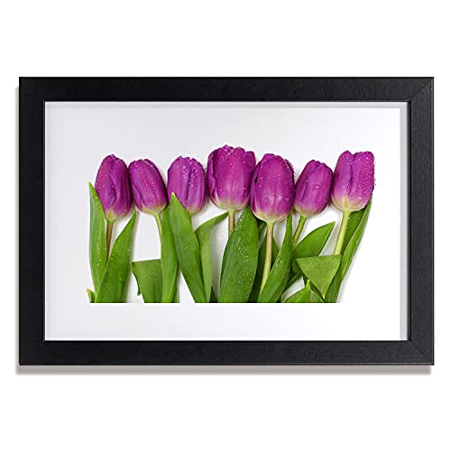 Photo de plante fleurs tulipes pour égayer un mur sombre de salon