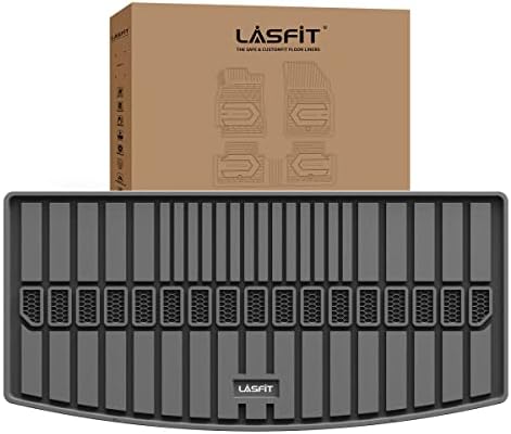 LASFIT Cargo Mat Fits for 2021-2023 Jeep Grand Cherokee L All Weather Custom Fit Car Trunk Mat Cargo Liner