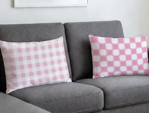 Housse de coussin rose 40x60 lavable avec fermeture eclair robuste pour protéger vos oreillers - 3