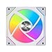 Lian Li UNI Fan SL-Infinity 120-Triple Pack-ARGB Fan-Infinity Mirror-Daisy-Chain Design-Customizable Lighting Effects-One Cable Connection-with Controller-White-(UF-SLIN120-3W)