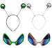 Carnavalife Occhiali da Extraterrestre con fascia di Antenna, costume da Alien per adulti, confezione da 2 (2 colori misti )