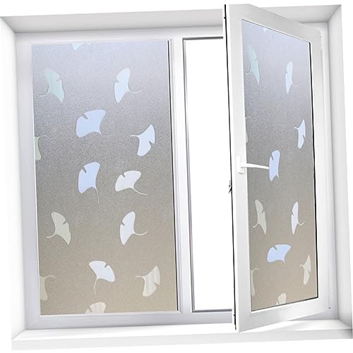 Vinilo decorativo para ventana con diseño de hoja Ginkgo miniatura 4