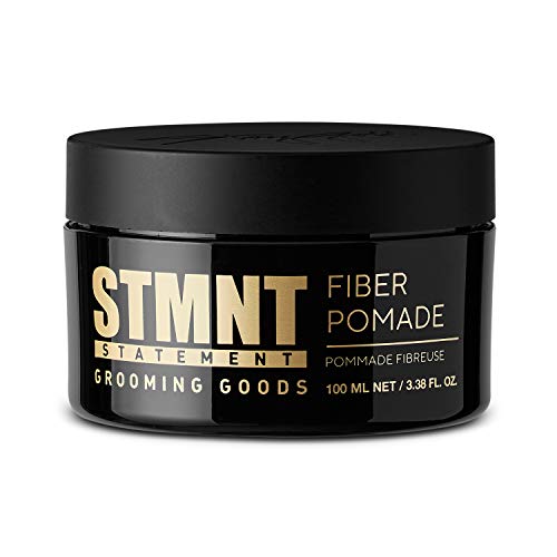 STMNT Grooming Goods Fiber Pomade, 3.38 oz | Semi-Matte Finish | Strong Control | Easy To Wash Out STMNT Grooming Goods Fiber Pomade, 3.38 oz | Semi-Matte Finish | Strong Control | Easy To Wash Out