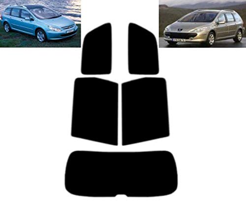 Film Solaire Prédécoupé Teinté Pour-Peugeot 307 5-Portes Break 2002