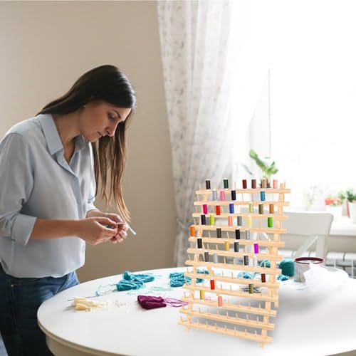 Support de fil à coudre compact avec pieds pliables pour rangement de bureau - 7