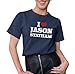 I Love Jason Statham T-Shirt I Heart Jason Statham Unisex Design Tee Short Sleeve Unisex Shirt