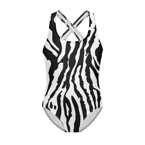 Girls Swimsuit Size 5-14 Swimwear Skin Friendly One Piece Bathing Suit for Swimming Lessons