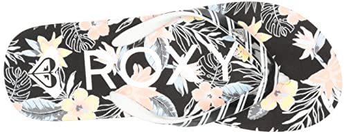 Roxy Womens Rg Pebbles Sandal Flip Flop, Asian Black, 1 Big Kid Us #TOP12