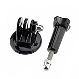 Color: negro Goliton Adaptador De Montaje De Trípode+Tornillo De Pulgar Y Tuerca con Tornillo para Gopro Hero4/3+/3/2/1 - Negro