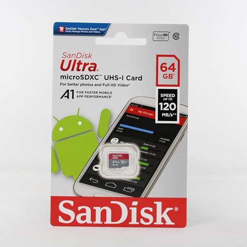 Carte Mémoire MicroSDXC Sandisk Ultra Classe 10 UHS I Vitesse de Lecture jusquà 120 Mo/ - vue 4