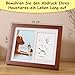 PewinGo Gedenkrahmen Hund und Katze, Pfotenabdruck Set Hund Katze Fotorahmen mit Ton Impressum Kit und Foto-Display für 6 x 4“ Foto, Perfekte Andenken Geschenk für Tierbesitzer