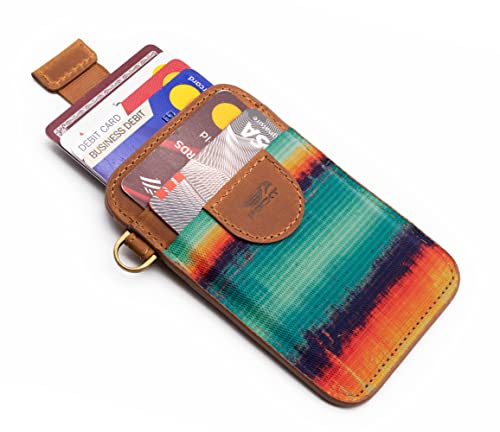 POCKT Slim Card Holder Wallet For Men and Women - Minimalist Front Pocket Wallet Elastic Credit Card Holder Genuine Leather RFID Blocking Card Case Wallets | Grunge4